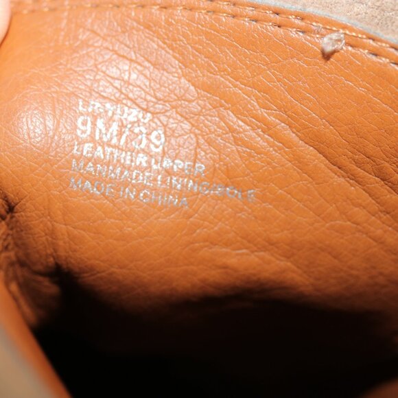Lucky Brand Womens Yuzu Boot Size 9 Tan Suede Lace Up Bootie Wedge Heel Medieval - Picture 10 of 12